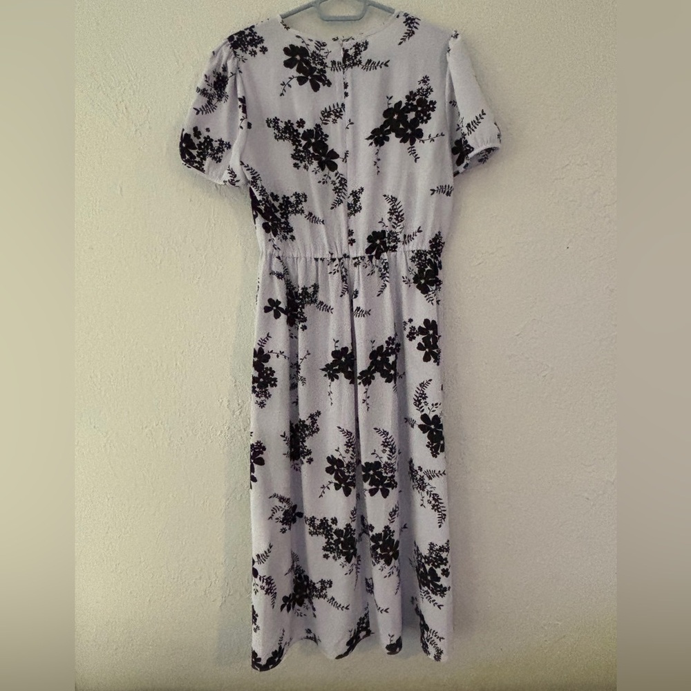 michael kors midi floral dress